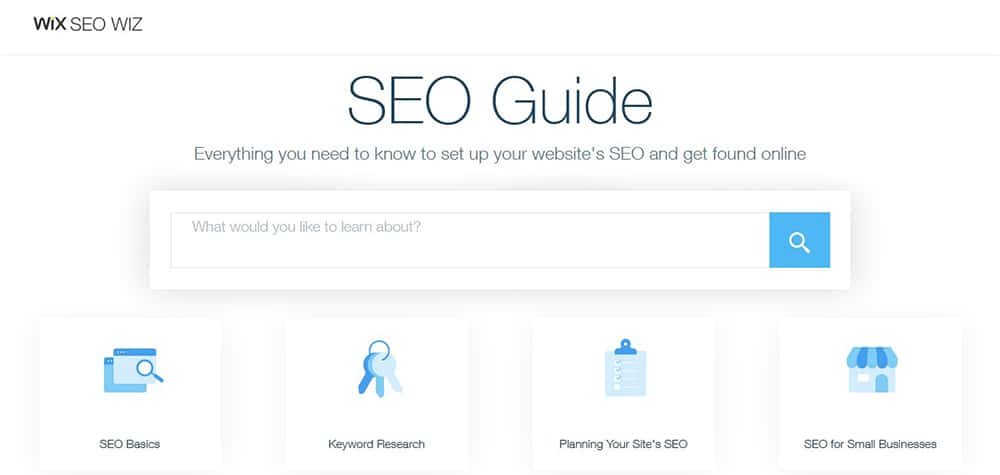 Wix S E O Wiz To Rank Your Website On Search Engines
