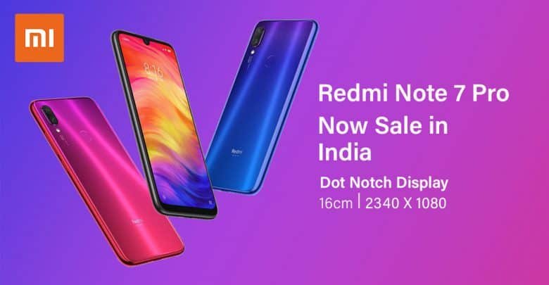 Redmi Note 7 Pro Sale In India Today With Amazing Pricing And Offers