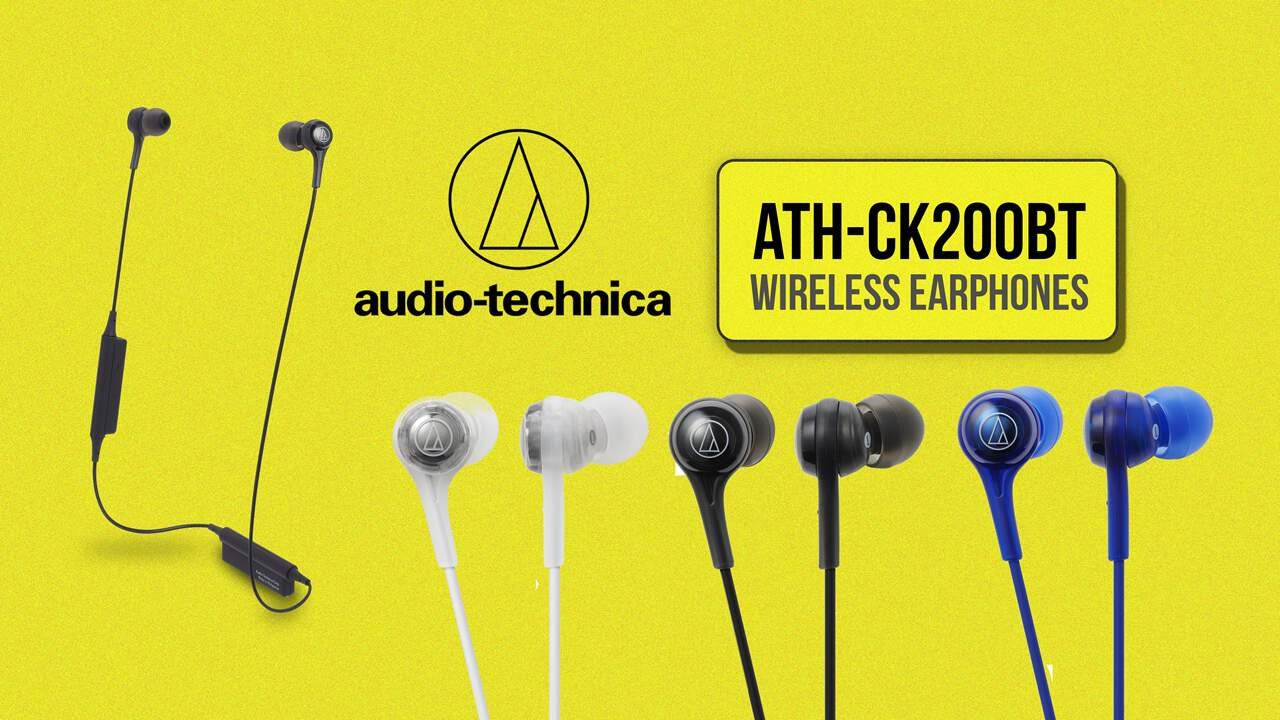 Audio Technica Ath Ck200bt Wireless Earphones Launched In India