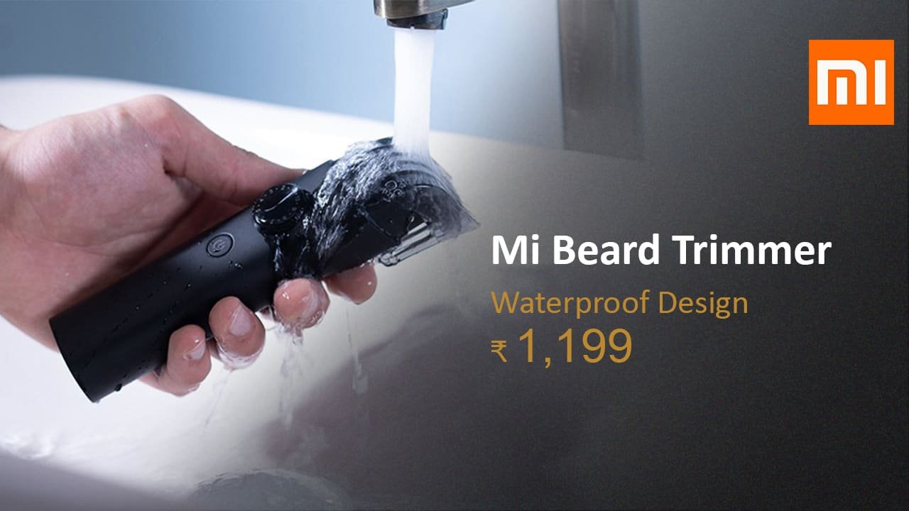 Xiaomi Mi Beard Trimmer Launched In India With Waterproof Design