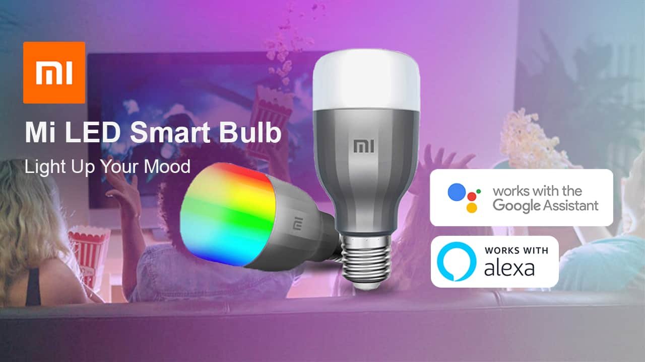 mi led smart bulb alexa