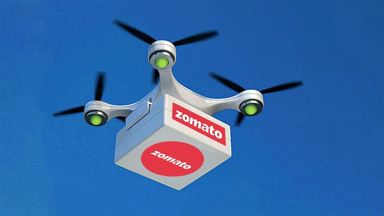 Zomato Successfully Tests Drone Food Delivery