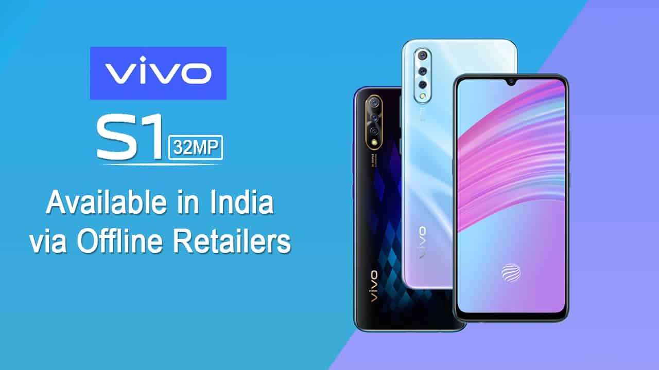 Vivo S1 Is Now Available Online In India