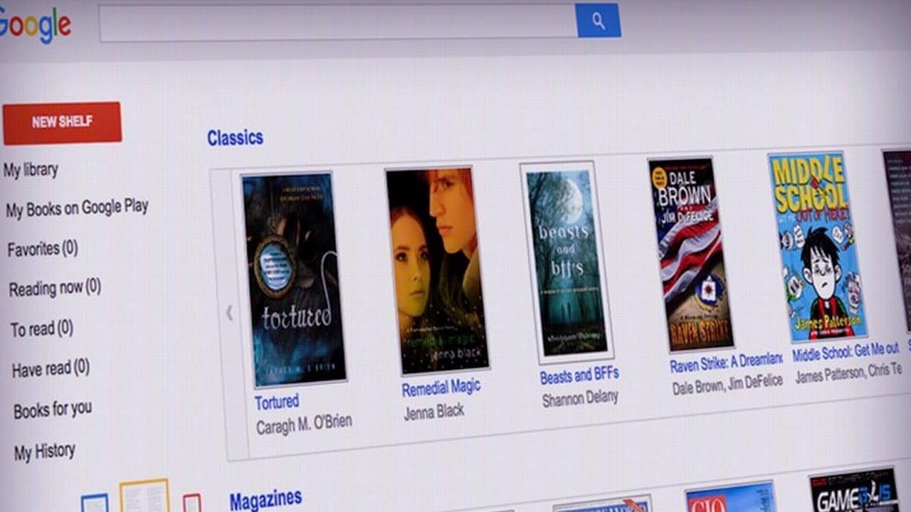 Google Books Has Material Theme