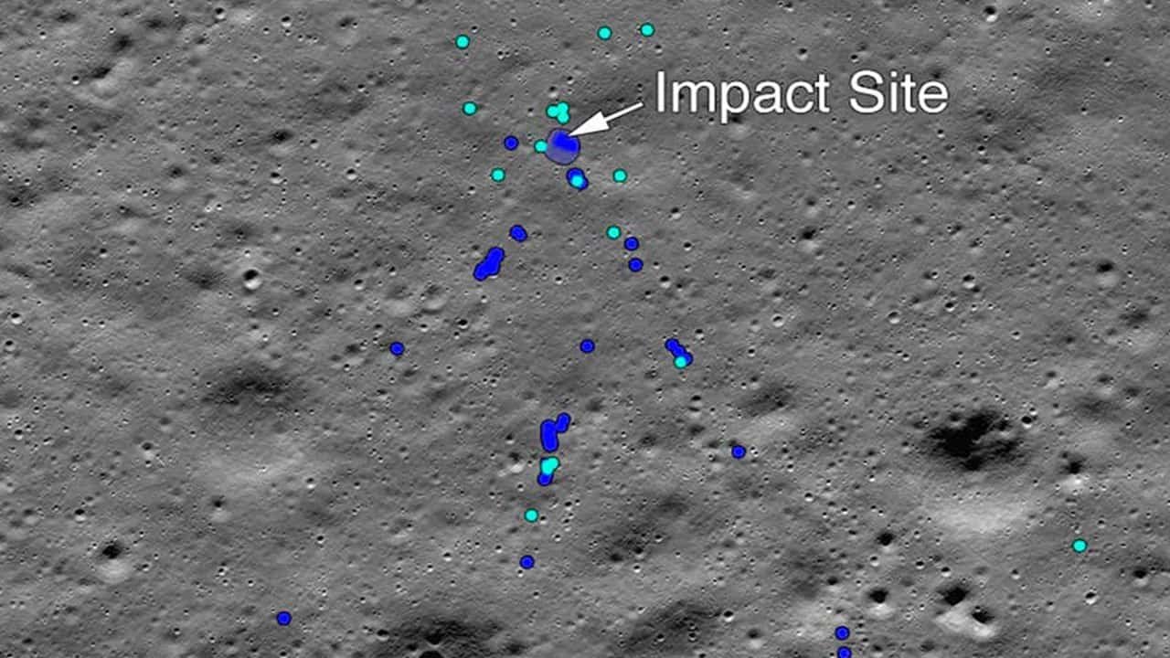 Debris Of Indian Moon Lander Vikram
