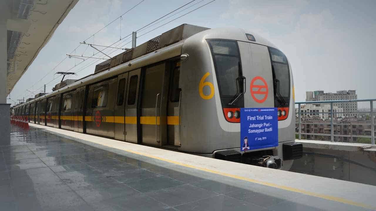 Delhi Metro Blue Line Trains