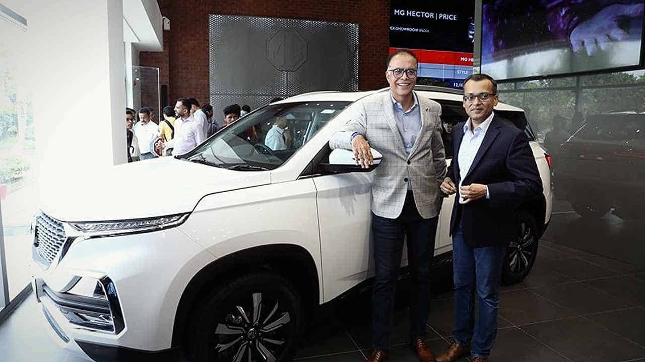 M G Motors' Launches Electric Internet