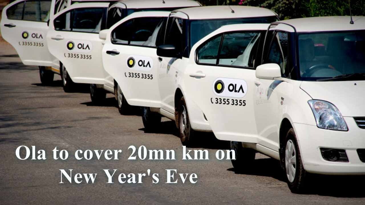 Ola To Cover 20mn Km On New Year's Eve