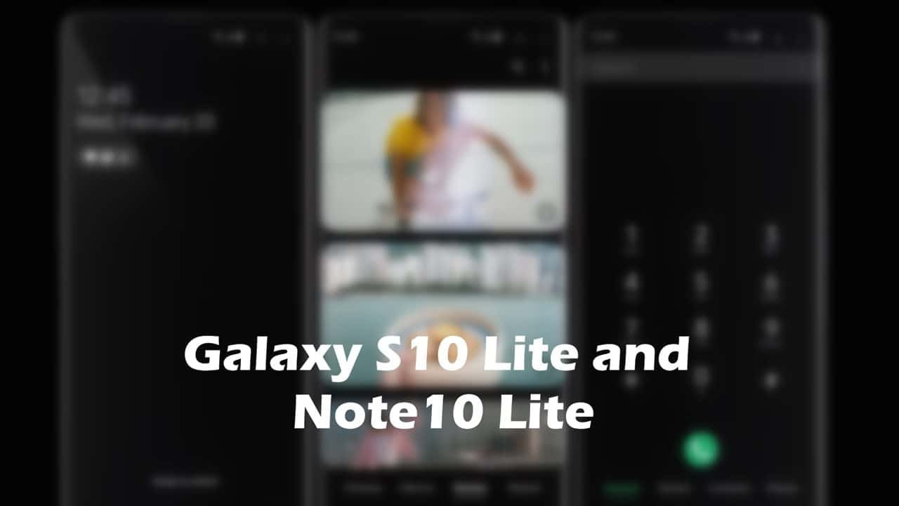 Samsung Unveils Galaxy S10 Lite And Note10 Lite