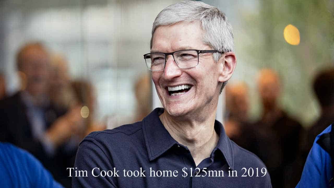 Tim Cook Took Home $125mn In 2019