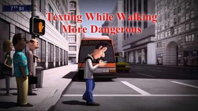 Texting While Walking More Dangerous