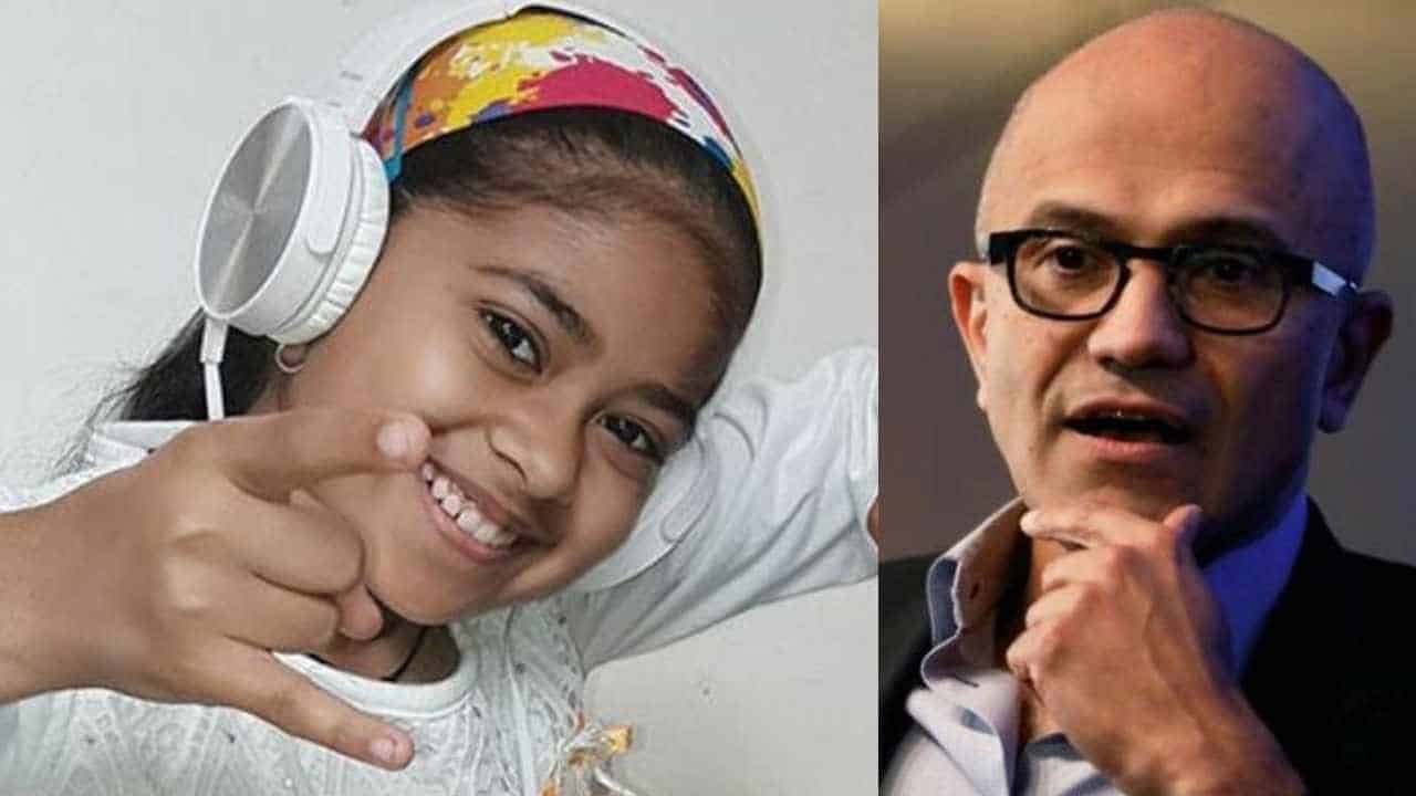 When 13 Year Old Ludhiana Girl Impressed Nadella