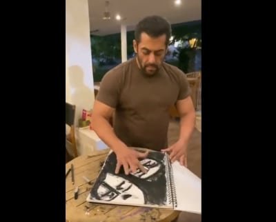 Covid 19 Effect Salman Khan Sketches And Hums Kaho Na Pyaar Hai