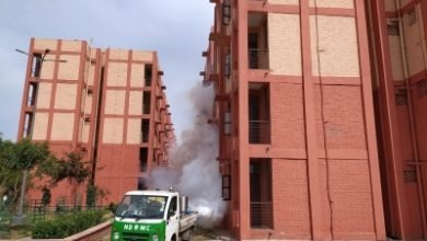 Delhi Flats Sanitised To Quarantine Suspected Corona Cases