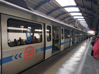 Delhi Metros Blue Line Services Hit As Man Sits On Track