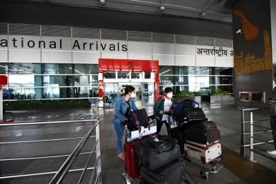 Passengers Seen Protesting Against Quarantine At Igi Airport