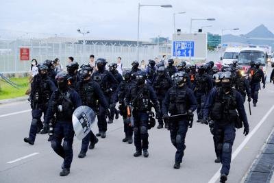 Tear Gas Fired At Hong Kong Protesters