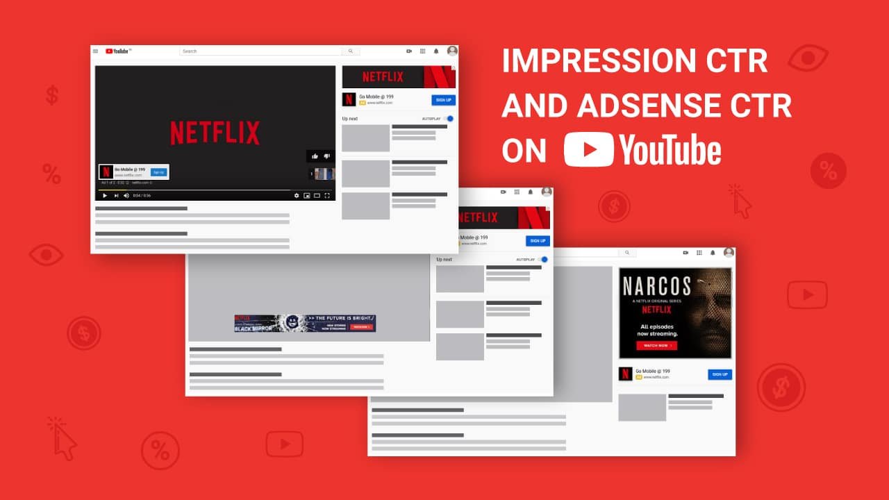 Know In Detail About Impression C T R And Ad Sense C T R On Youtube