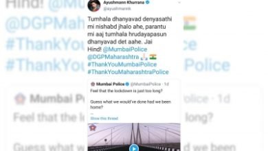 Bollywood Thanks Mumbai Police For Their Service Amid Lockdown
