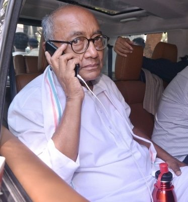 Digvijaya Switches Off Cell Phone After Harassing Calls Ld