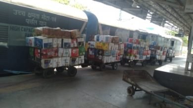 Parcel Train With Masks Reaches Jammu