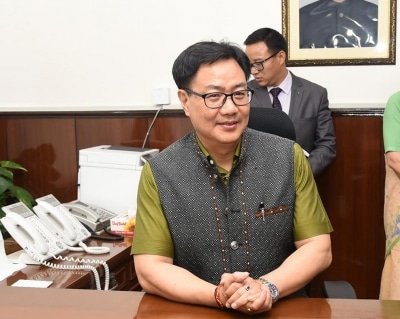 Rijiju Pats Hyd Police For Action Against Supermarket