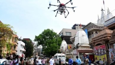 Sanitisation Of Varanasi Now Being Done By Garuda Drone