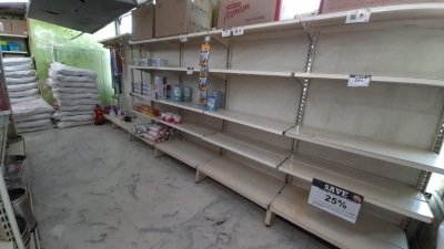 Supermarkets Groceries Running Out Of Stock In Noida