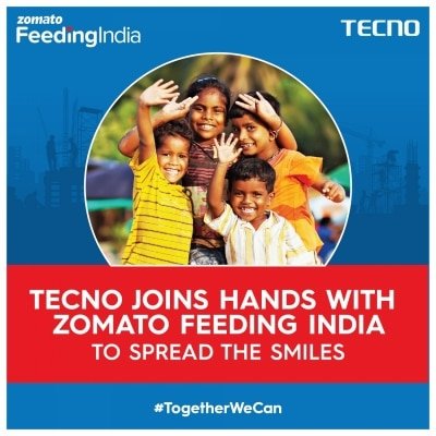 Tecno Teams Up With Channel Partners Zomato To Feed 60k Indians
