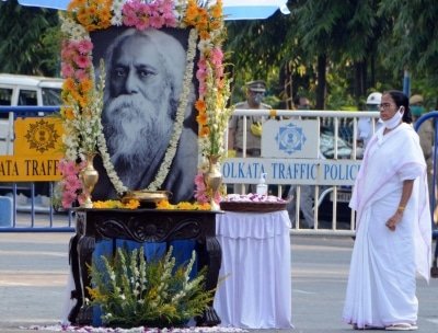 Amid Covid Scare Bengal Celebrates Tagores 159th Birth Anniversary