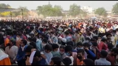 Chaos In Ghaziabad Amid Crowds Of Migrant Workers Heading Home