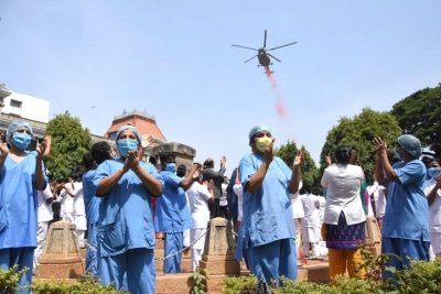 Iafs Aerial Salute To Corona Warriors In Bengaluru Ld