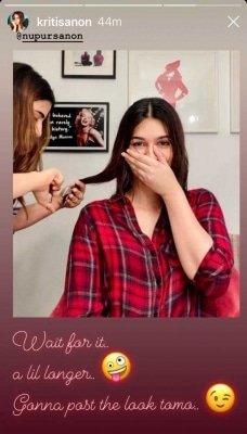 Kriti Sanon Gets Quarantine Haircut From Sister Nupur