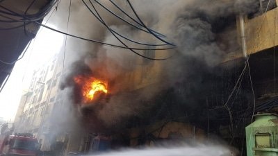 Major Fire At Shoe Factory In Delhi