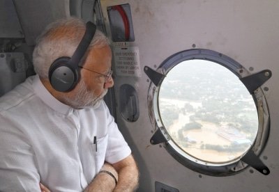 Pm Modi Takes Aerial Survey Of Cyclone Amphan Affected Odisha