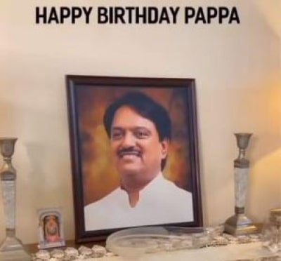 Riteishs Special Bday Post For His Father Late Vilasrao Deshmukh