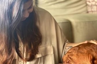 Alia Bhatt Poses With Ranbirs Pet Dog