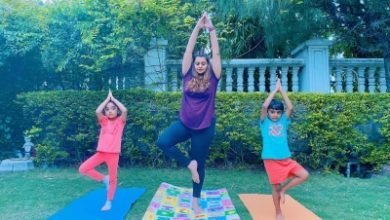 B Town Embraces Asanas On International Yoga Day