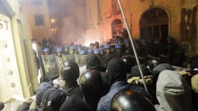 Far Right Rome Protest Turns Briefly Violent