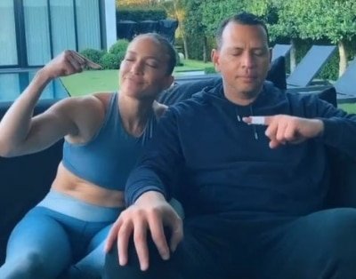 Jlo Alex Rodriguez Join March For Racial Justice In La