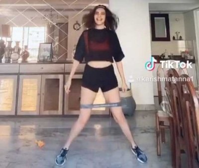 Karishma Tannas New Fitness Trick Dance And Workout