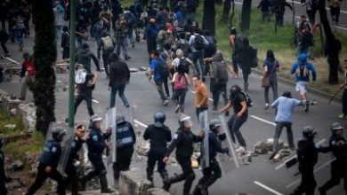 March Against Police Brutality Turns Violent In Mexico City