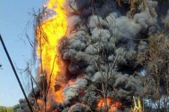 Massive Fire In Assams Gas Leaking Well Cm Talks To Def Min