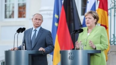 Putin Merkel Discuss Libya Ukraine Over Phone