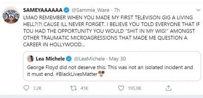 Samantha Ware Lea Michele Was Abusing Her Power
