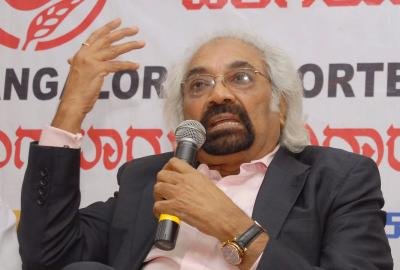 Vandalising Gandhi Statue Blow To Equality Freedom Sam Pitroda