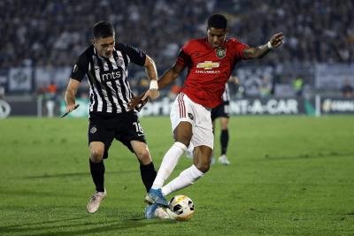 Was A Bit Strange To Score A Hat Trick In Front Of Empty Stands Says Martial