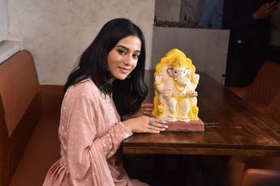 Amrita Rao Roots For Eco Conscious Ganesh Chaturthi Celebration