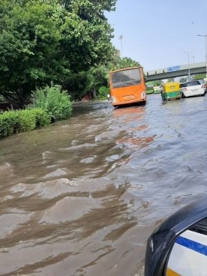 How Rain Turned Delhi Houses Into Swimming Pools