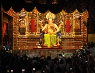 In A First No Giant Idol At 86 Year Old Lalbaugcha Raja Ld